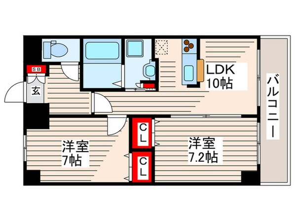 エトワス南葛西Ⅴの物件間取画像